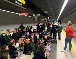 Viajando en metro